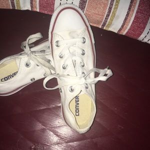 White Low-Top Converse